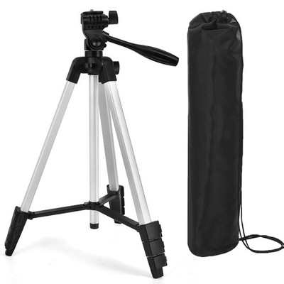 55 inch Aluminum Laser Level Tripod with Green Bubble Level, Lightweight Quic...