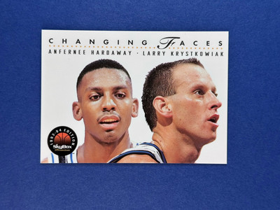 1993-94 Skybox Premium ~ Anfernee Hardaway | Larry Krystowsky ~ Changing Faces