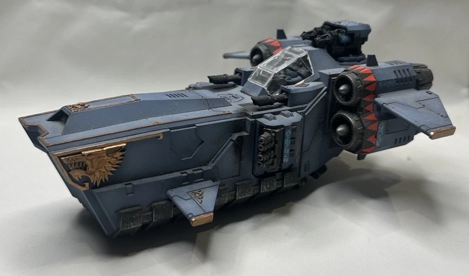 Stormwolf Gunship Warhammer 40k Space Wolves Space Marines Painted Game Workshop - Image 4 of 4