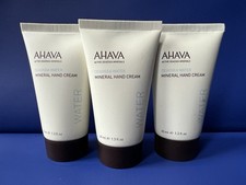 Lot 3 AHAVA DeadSea Water Mineral Hand Cream Lotion 1.3oz Travel Size