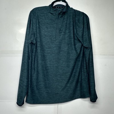 GapFit Women s Small Green Half Zip Long Sleeve Athletic Pullover Top