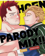 My Hero Academia JP Doujinshi fumetto Yaoi/BL - Hawks x Endeavor 32p