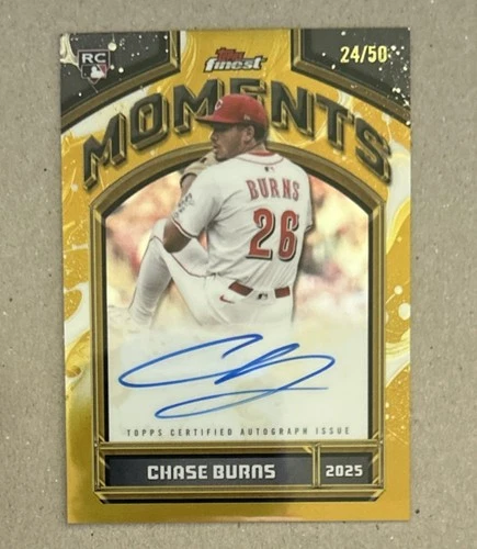 2026 Topps Finest Chase Burns Gold (RAW)