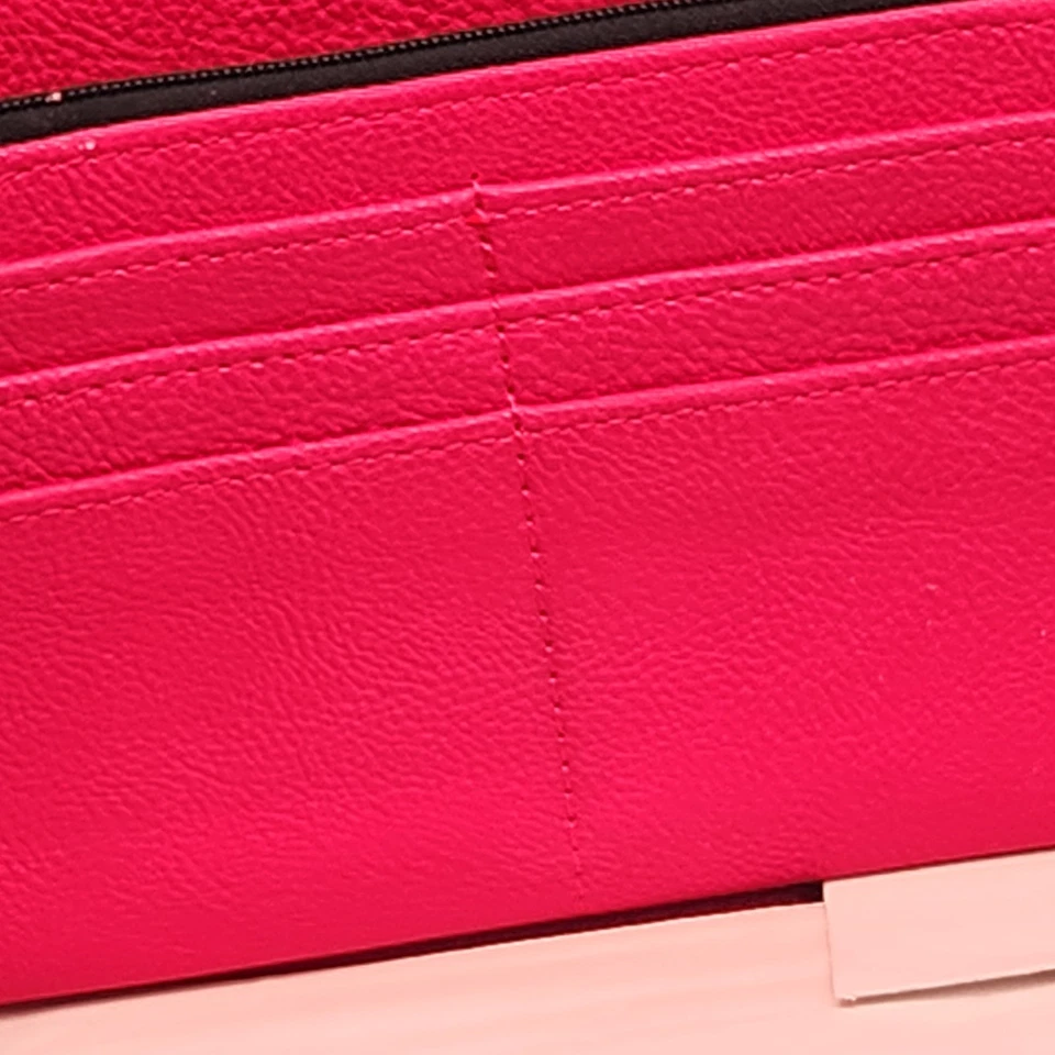 Cartera Muñequera Betsey Johnson Floral Cremallera Alrededor Blanca Multi Cartera Nueva con Etiquetas Foto 4 de 4