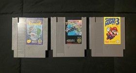 Nintendo NES console custom bundle with three games and two controllers