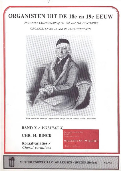 Johann Christian Heinrich Rinck | Organisten Uit De 18E En 19E Eeuw 10 | Buch-image