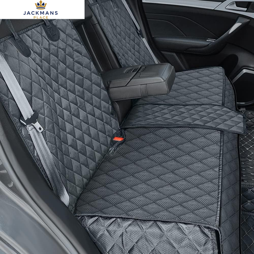 ANOSOSPECIAL Dog Car Back Seat Cover for Kids,Non Universal Seat, Black