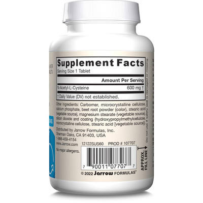   N-A-C Sustain  600 Mg, Dietary Supplement, Amino Acid Support for Liver Hea...