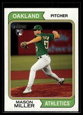 Mason Miller 2023 Topps Heritage Rookie A Card #510. rookie card picture