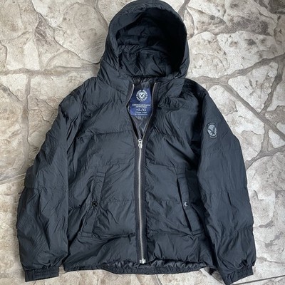 Vintage 2000s Men s American Eagle Outfitters Black Puffer Jacket Y2K Polyester