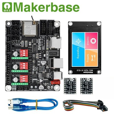 Makerbase MKS DLC32 Grbl Controller Work For Laser&CNC With ESP32 WIFI and TS35.