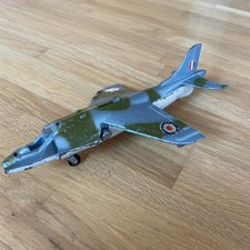 Vintage Dinky Toys Harrier Jump Jet 722 Play Worn Spares or Repair