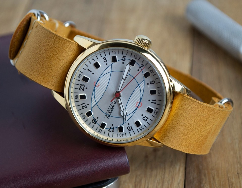 Automatic Raketa Polar Mens Watch 24 Hours Vintage Petrodvorets Gift ...