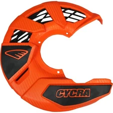 Cycra 1CYC-1096-22 Tri-Flow Disc Cover - Orange Orange