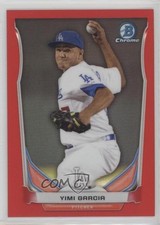2014 Bowman Chrome Prospects Red Refractor 2/5 Yimi Garcia #BCP43 0b5
