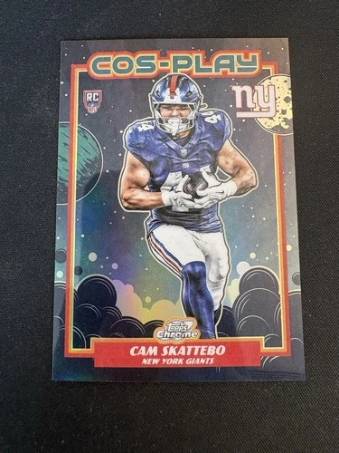 2025 Topps Cosmic Chrome Cam Skattebo Base (RAW)