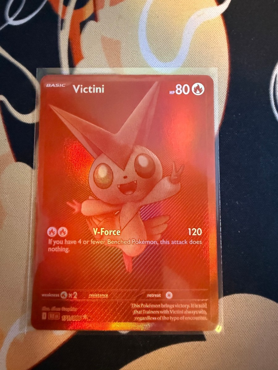 Victini - 171/086 - SV: Black Bolt BWR Rare Holo NM | eBay