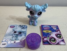 Littlest Pet Shop Pet Surprise Box Series 6 G7 BLUE MOOSE #481 (RARE)