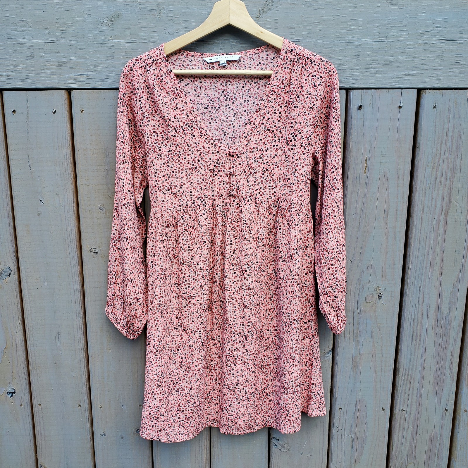 The Nines by HATCH Floral Maternity Long Sleeve Dress Size Medium
