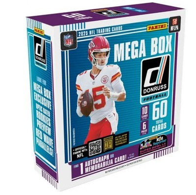 2025 Panini Donruss Football Trading Card Factory Sealed Mega Box