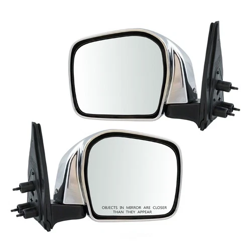 Door Mirror Set-Manual Chrome 2 Piece Mirror Set TRQ fits 2001 Toyota Tacoma