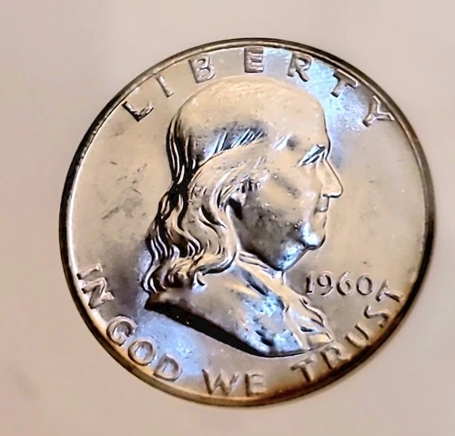 1960-P Franklin Half Dollar 50c MS66 100%  Certified
