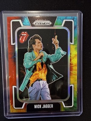 Panini Prizm Rolling Stones Mick Jagger Tie Dye /49 #10 NM