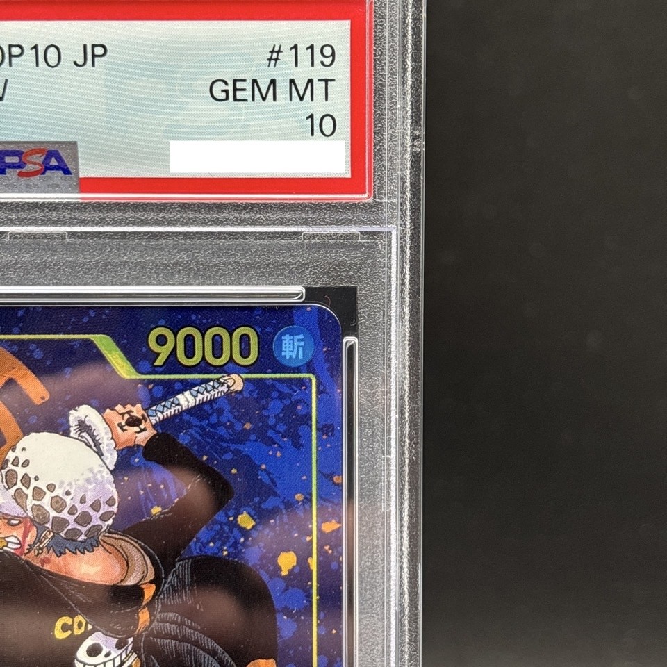 PSA 10 Trafalgar Law OP10-119 SEC Alternate Art Parallel One Piece