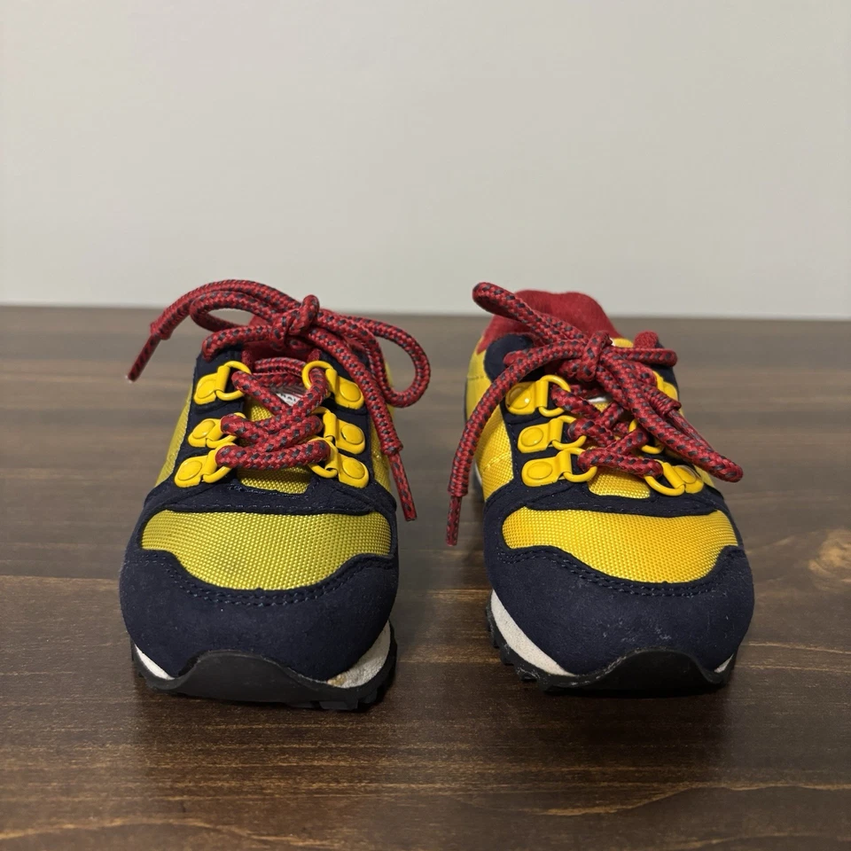 Tenis Polo Ralph Lauren Infantil Niño Pequeño Niños Talla 4 Azul Marino Rojo Amarillo  Foto 2 de 4