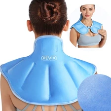 Ice Pack for Neck and Shoulders Upper Back Discomfort, Large Neck Ice Pack Wr