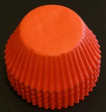 50 Orange Cupcake Liners Baking Cups STANDARD SIZE BC-34-50 NEW