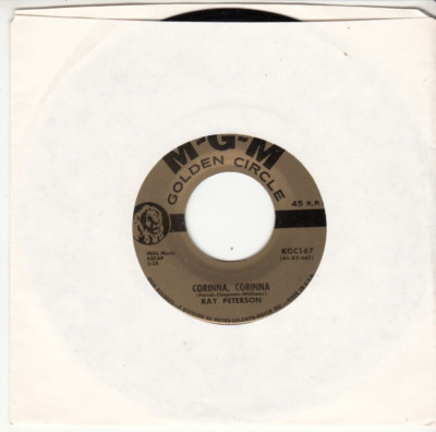 RAY PETERSON - CORINNA, CORINNA/PROMISES - MINT REISSUE 45 - NEW