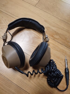 Vintage Headphones NOVA realistic green 1970's 1980's