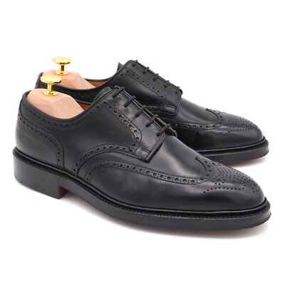 US 7,5 E Ralph Lauren by Crockett Jones Marlow Black Derby