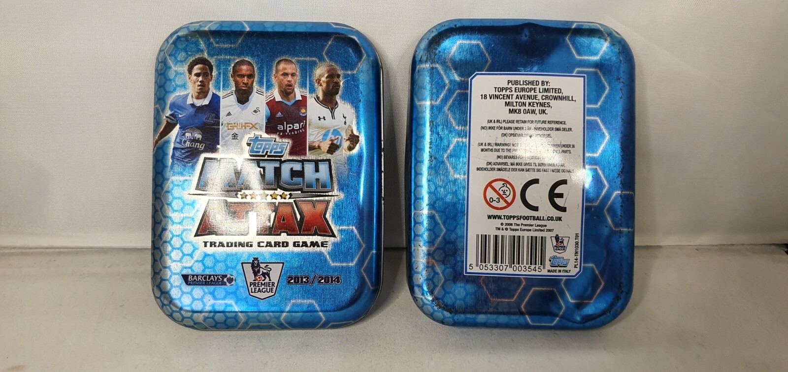 Match Attax Attack 2013/2014 Mini Tin Football Card Storage Box 2013/14 13/14 eBay