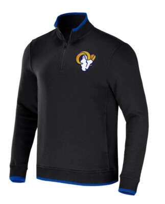 Fanatics Mens XL Los Angeles Rams Logo 1/4 Zip Sweatshirt NFL x Darius Rucker