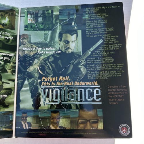 SEALED Vigilance (PC-CD, 1998) for Windows 95/98 Complete Big Box New Sealed NIB - Picture 9 of 19