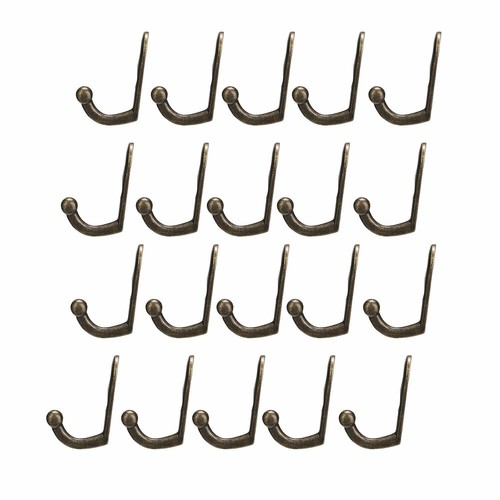 20 piezas Colgante de metal de gancho único Ropa Sombrero Abrigo Vestido Pared Puerta Colgantes Ganchos - Imagen 8 de 8
