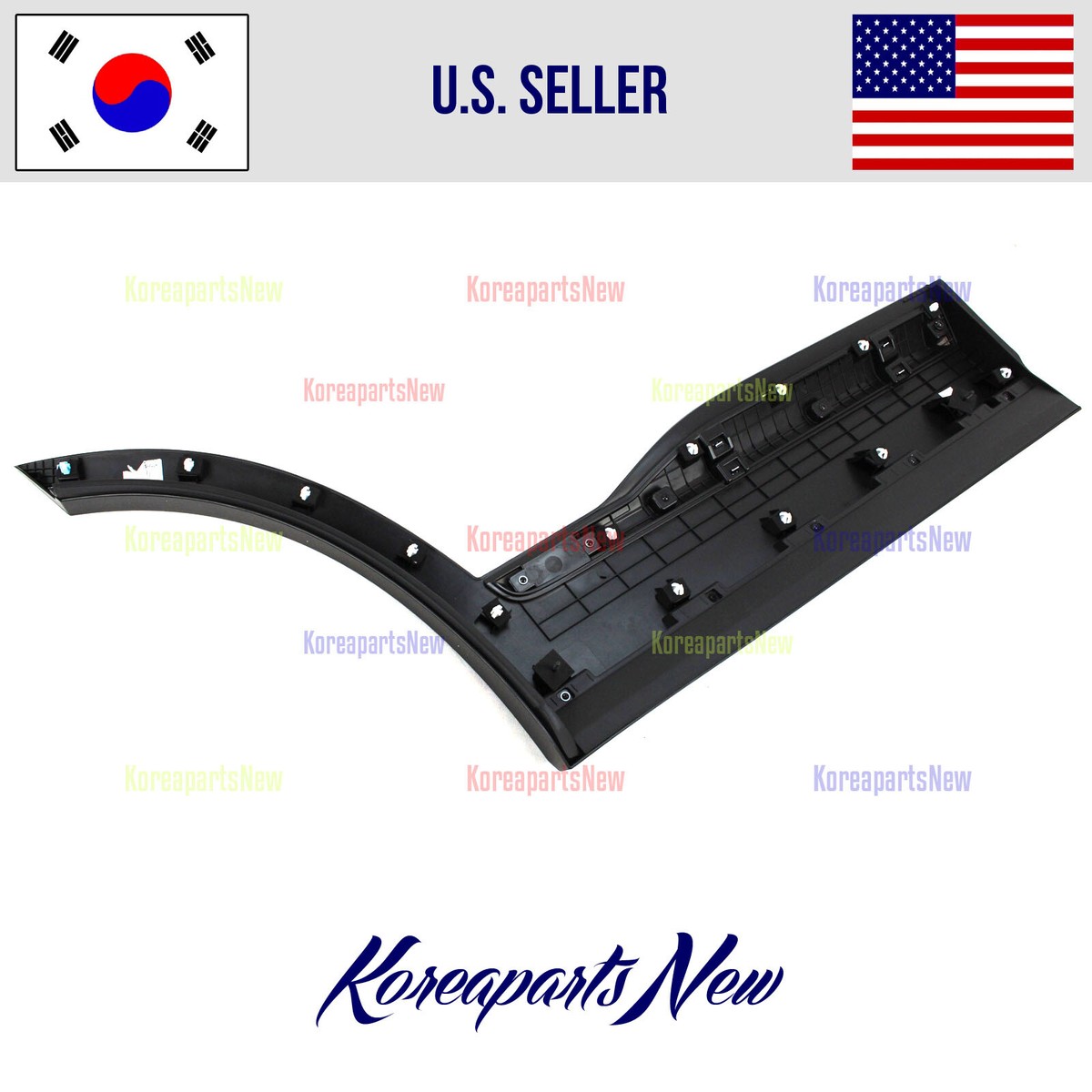 REAR Door Lower Molding Garnish Left DRIVER ⭐OEM⭐ Hyundai Santa 