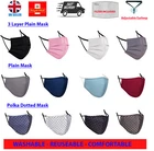 Face Mask Reusable Masks UK Washable Mouth Nose Breathable Protection Cover