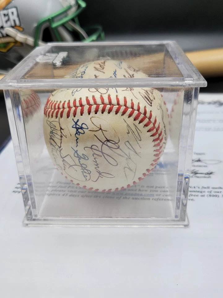 1982 TEAM WEAVER RIPKEN JR. MURRAY+ SIGNED AUTOGRAPHED BASEBALL JSA COA (MAC) - Image 2 of 4