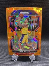 Kyle Kuzma 2021-22 Prizm NBA Orange Cracked Ice Card #156 Wizards Basketball