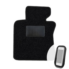 Fahrer Fußmatte Auto x1 Velours Fahrermatte passend für BMW 6er E63 2004-2011 