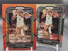 Awak Kuier - 2023 Prizm WNBA - Ruby Wave Prizm And Base #105 - Dallas Wings