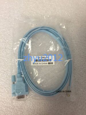 1PC CISCO CONSOLE Cable 1.80m 6Ft RJ45 To DB9 Baby Blue 72-3383-01 NEW IN BOX