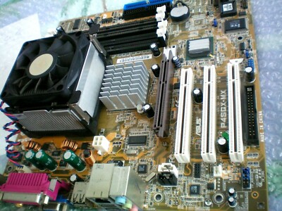 Morherboard ASUS P4SGX-MX socket 478 +CPU +RAM