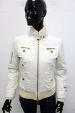 Fay Giubbotto Donna Taglia XS Giubbino Bianco Invernale Logo Giacca