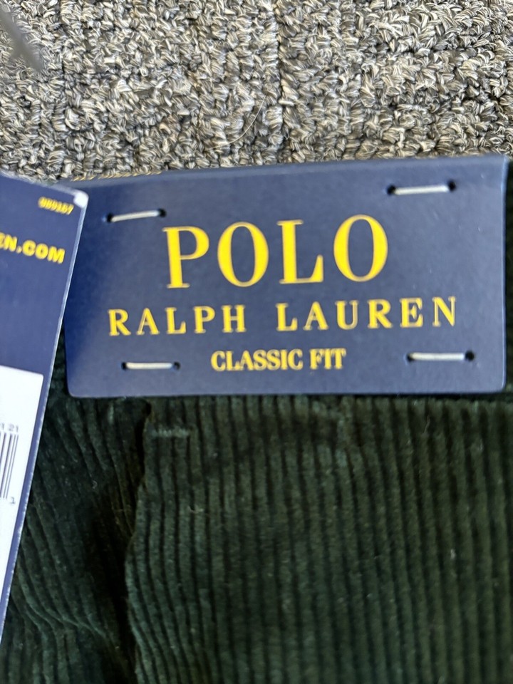 Polo Ralph Lauren Corduroy Mens Pants Size 50Bx30 NWT eBay