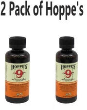 2 Pack Hoppes Easy to Use Gun Bore Cleaning Solvent 2 Ounce Bottle 902