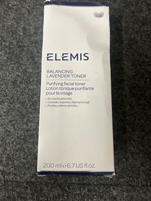 Elemis Balancing Lavender Facial Toner 6.7 oz/ 200ml Purifying NEW Boxed